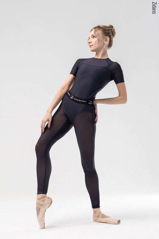 Translucent Ziphirus leggings | graphite